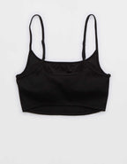 Aerie Ribbed Scoop Longline Bikini Top